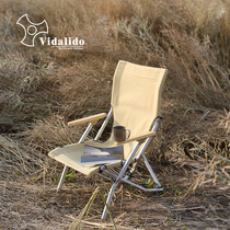 Comfortable outdoor camping folding chair third generation chair portable car aluminum alloy canvas bamboo wood armchair fishing chair