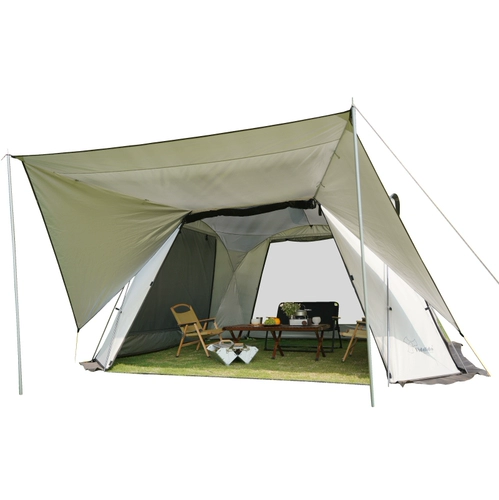 Vidalido Outdoor Camping Gallery Glamour Permeum палатка уныло палатка для барбекю. Случайный солнечный подсол и дождевая палатка и дождевая палатка