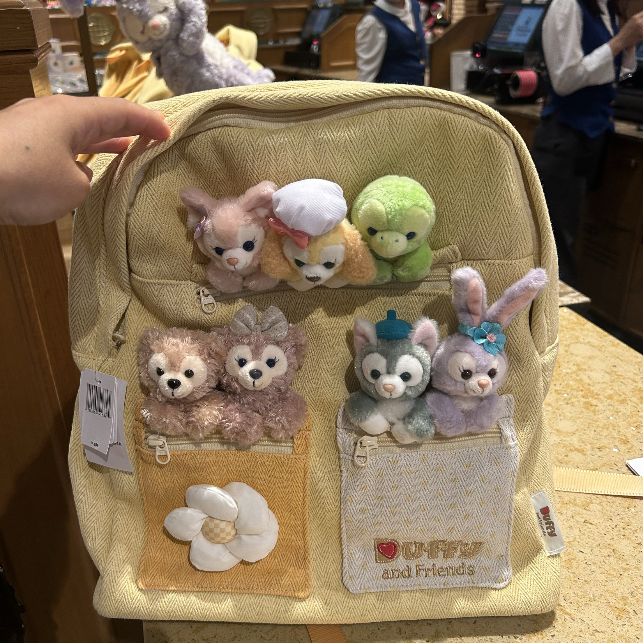 Ранец 特价上海迪士尼代购玲娜贝儿双肩包olu背包环球七宝托特包书包 Disney