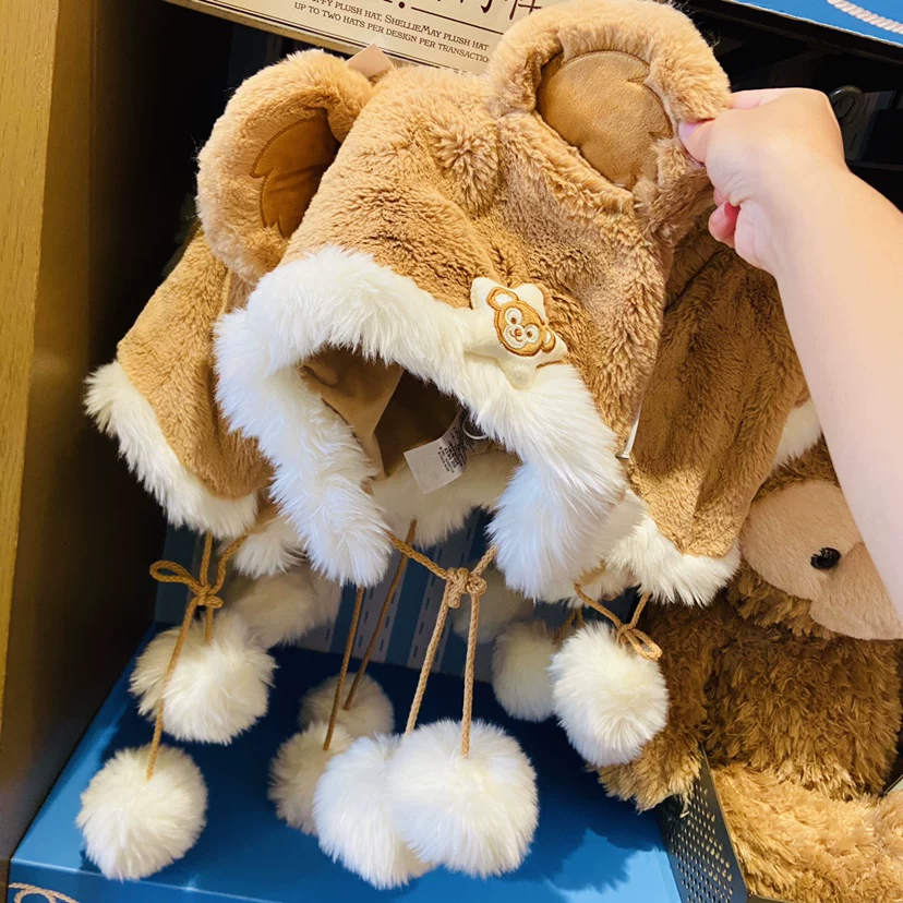 ШанхайскийDisney агент по закупкам Duffy Медведь Ширли Мей Джерадони тёплая шапка платье