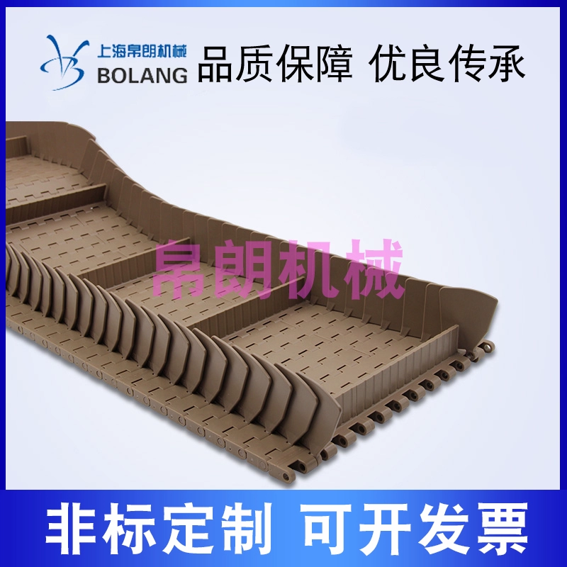 Băng tải lưới nhựa mô-đun băng tải xích thẳng tấm quay băng tải bánh xích pp băng tải xích cấp thực phẩm