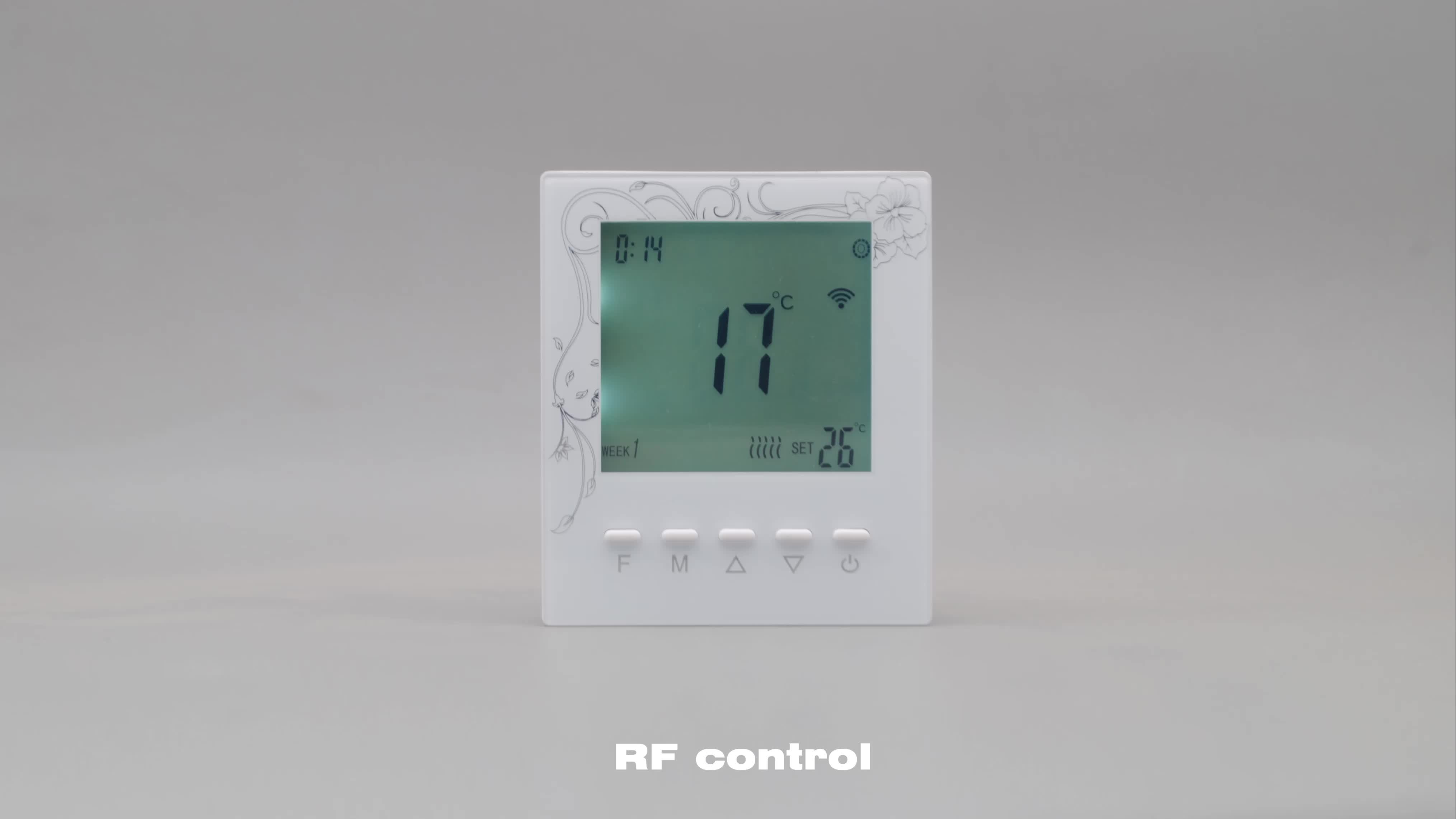 Hot Sales Wireless Rf Floor Heating Remote Control Thermostat Gas Boiler Heating Temperature