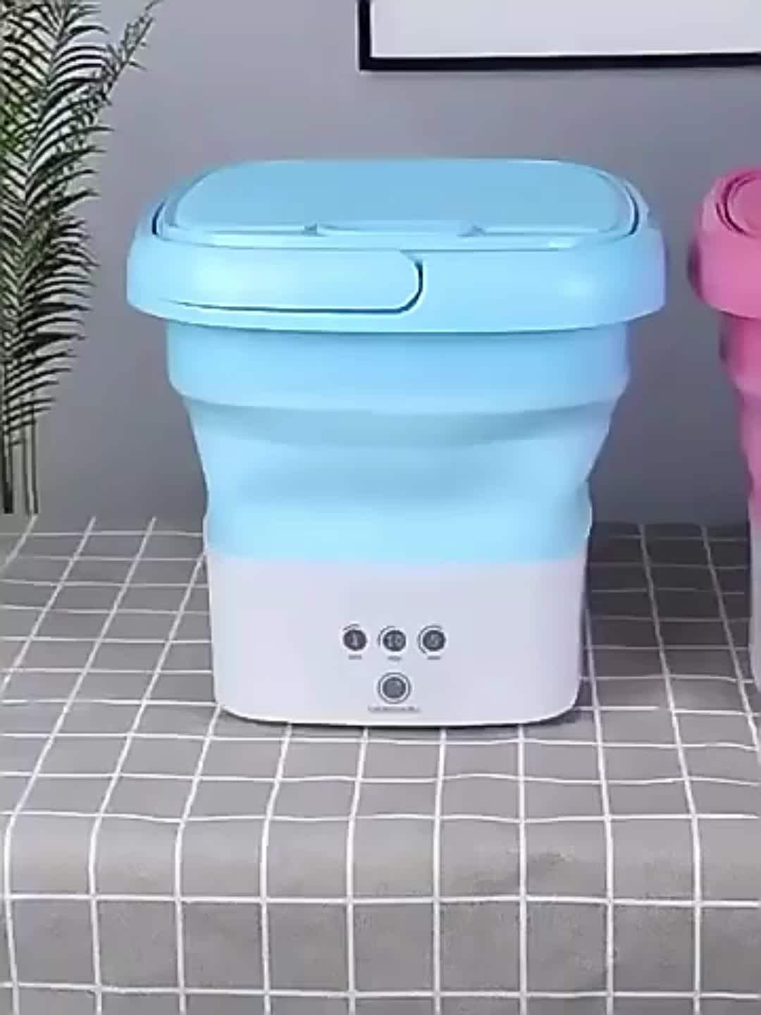 2022 Newest Foldable Laundry Portable Mini Washing Socks Underwear Dorm