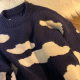 Tide, очень большой японский ретро свитер, парная одежда для влюбленных, трикотажный кардиган, большой размер