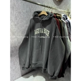 Очень большая ретро толстовка с капюшоном, парная одежда для влюбленных, куртка, большой размер, в американском стиле, свободный крой