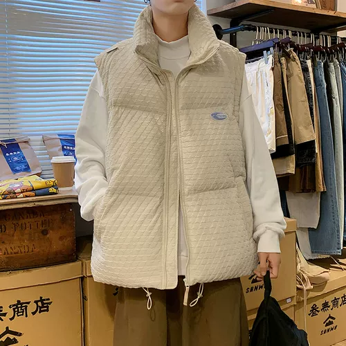 Очень большой японский демисезонный жилет с пухом подходит для мужчин и женщин, пуховик для отдыха, куртка, большой размер