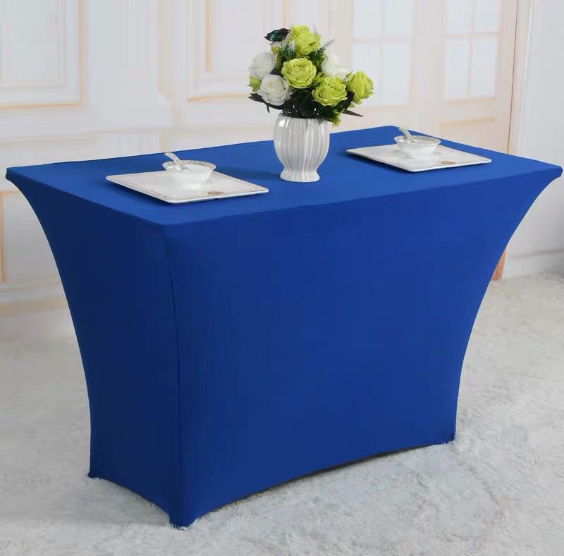 Stretch restaurant table cover rectangular tablecloth meeting room long table banquet table cover hotel thickened tablecloth cover