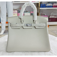 Birkin bag classic imported TOGO leather BK25 30 35cm pebbled genuine leather top layer cowhide handbag for women
