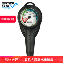 Italian Cressi PRESSURE GAUGE pressure diving form table residual pressure table scuba diving spot