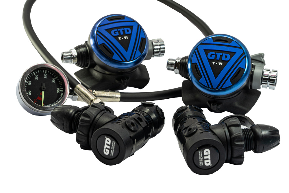GTD technology diving double bottle regulator suit TR-PB TEK-VI