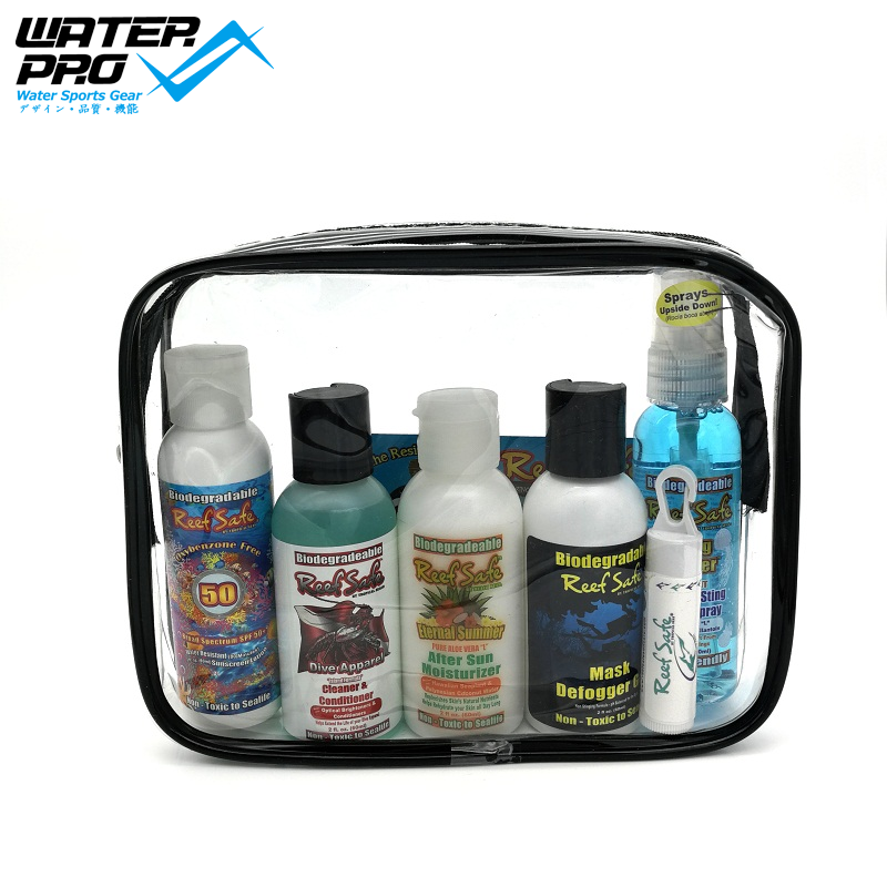 Reef Safe American brand diving travel set Sunscreen waterproof female sting multi-function bag to protect corals