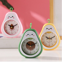 Avocado Alarm Clock 2021 New Creative Cute Ins Internet Celebrity Super Popular Student Girl Bedroom Clock for Gifts