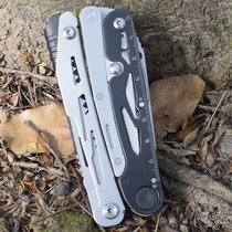 Outdoor camping folding combination multifunctional tool pliers portable field survival knife pliers stainless steel climbing tongs