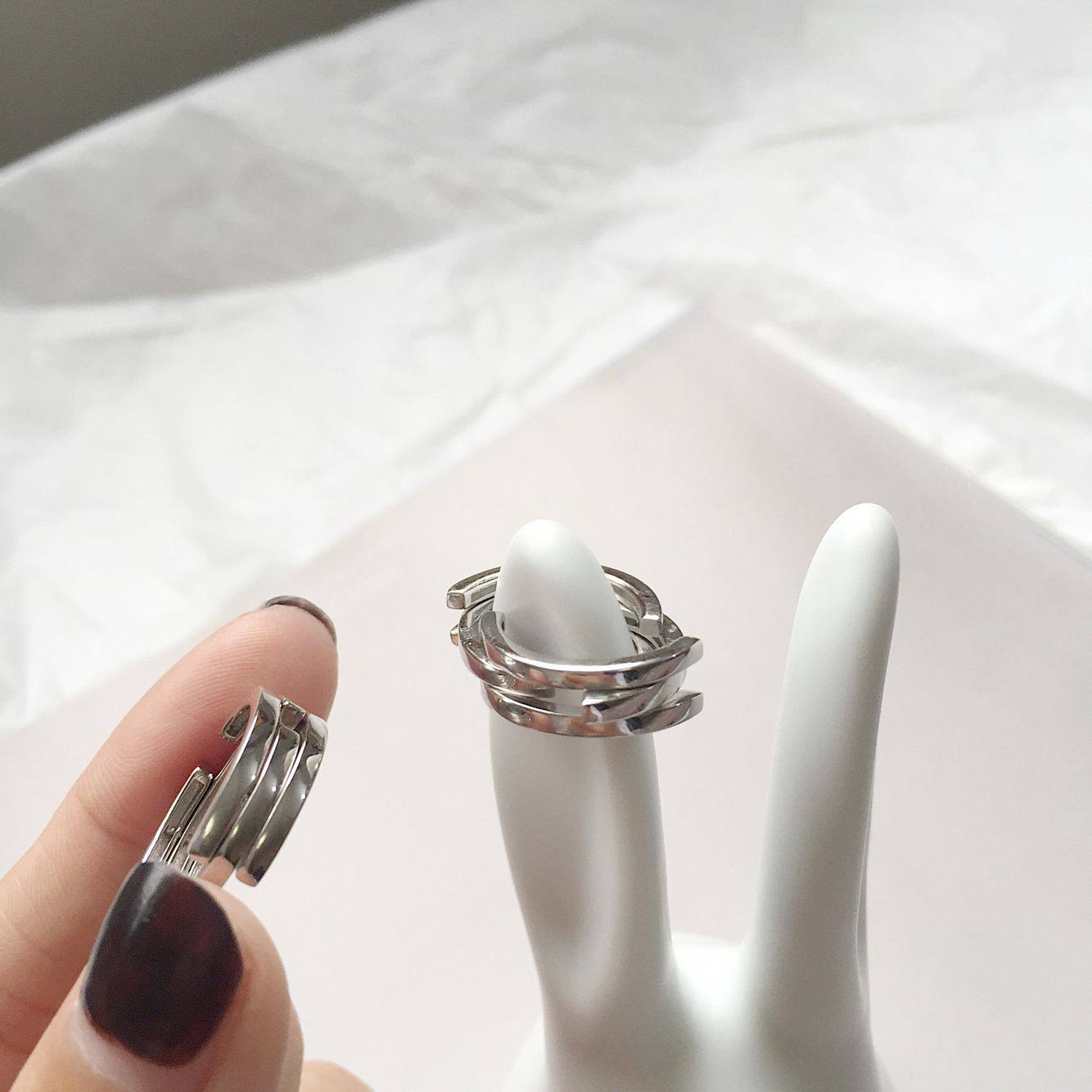 Bague mixte OTHER   en Argenterie - Ref 3088411 Image 4