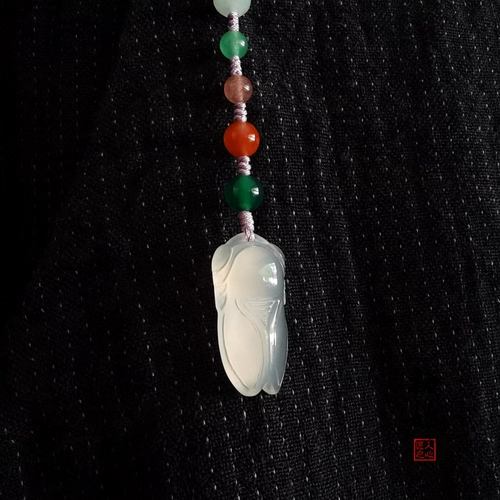 Оригинальный натуральный агатовый аксессуар ручной работы, подвеска, ханьфу, креативное ципао, китайский стиль, креативный подарок