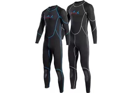 BLUE DIVE new 2mm one-piece long sleeve wetsuit jellyfish suit snorkeling suit warm swimming suit