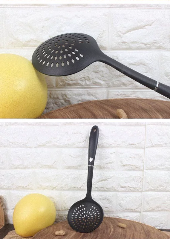 Thực phẩm cấp silicone colander vuốt hàng rào hàng rào nhiệt độ cao chống dính đặc biệt chiên bánh bao muỗng dụng cụ nhà bếp - Phòng bếp chảo rán