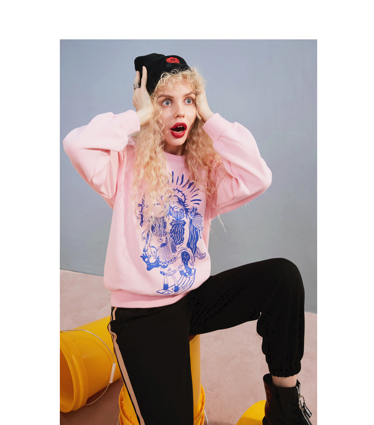 Sweatshirt femme SAC  POCHE FEERIQUE en Coton - Ref 3217035 Image 32