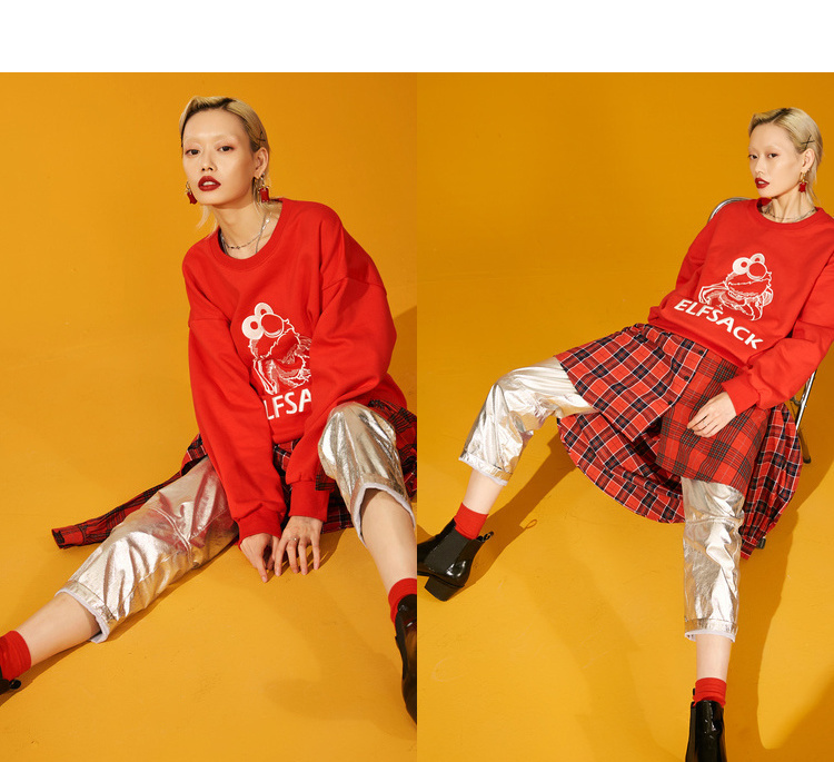 Sweatshirt femme SAC  POCHE FEERIQUE en Coton - Ref 3216178 Image 56