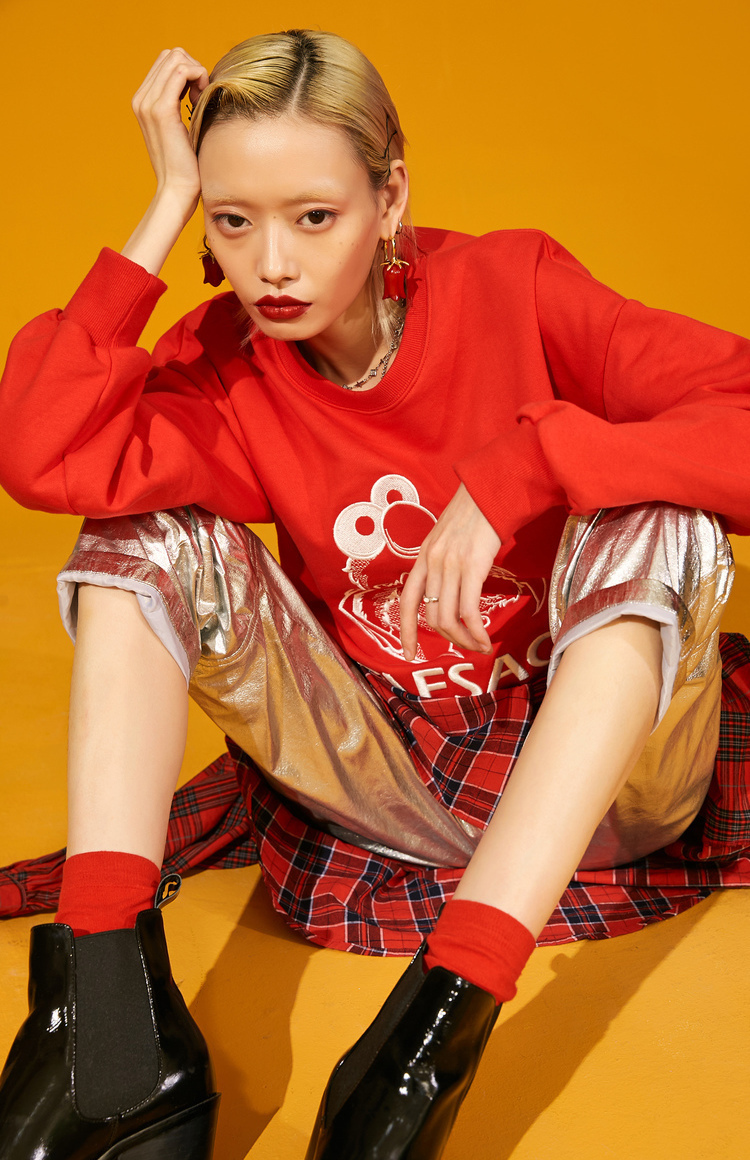 Sweatshirt femme SAC  POCHE FEERIQUE en Coton - Ref 3216178 Image 54