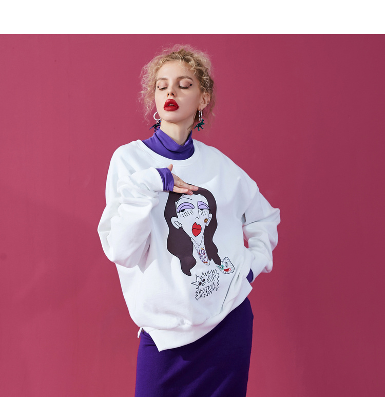 Sweatshirt femme SAC  POCHE FEERIQUE en Coton - Ref 3216106 Image 46