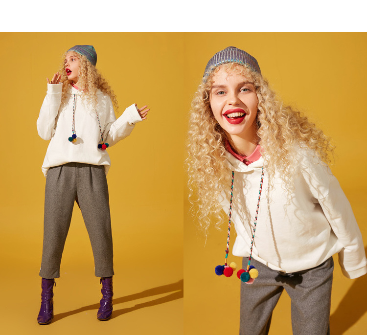 Sweatshirt femme SAC  POCHE FEERIQUE en Coton - Ref 3216639 Image 28