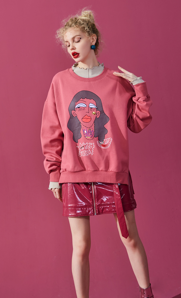 Sweatshirt femme SAC  POCHE FEERIQUE en Coton - Ref 3216106 Image 22