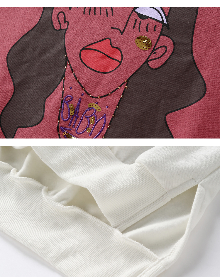 Sweatshirt femme SAC  POCHE FEERIQUE en Coton - Ref 3216106 Image 54