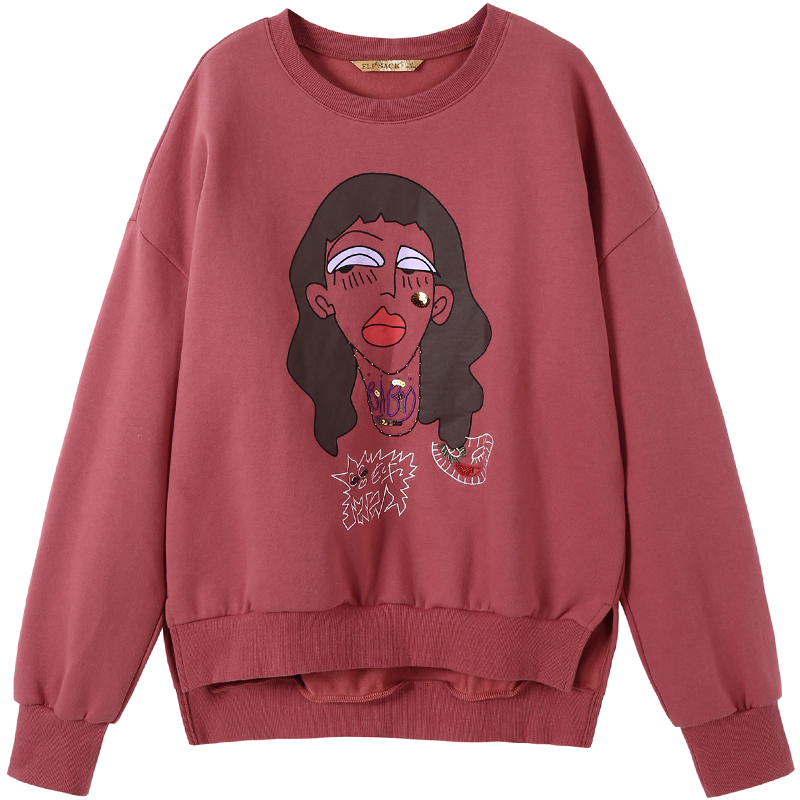 Sweatshirt femme SAC  POCHE FEERIQUE en Coton - Ref 3216106 Image 5