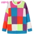 Fairy Pocket ID Anti-Chicken Soup Spring Loose Sweater Women 2019 Mới Mới Áo len cao cổ dài vừa - Áo len quần áo nữ mùa hè đẹp Áo len