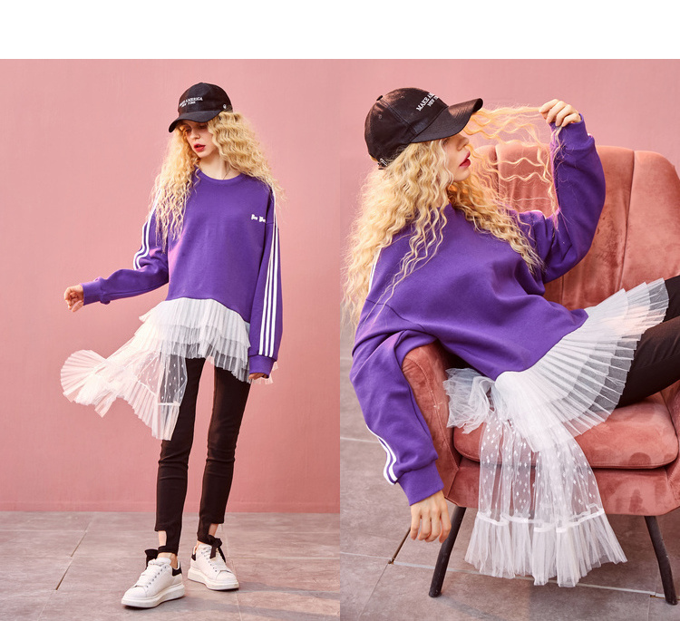 Sweatshirt femme SAC  POCHE FEERIQUE en Coton - Ref 3216162 Image 34