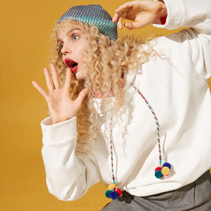 Sweatshirt femme SAC  POCHE FEERIQUE en Coton - Ref 3216639 Image 3