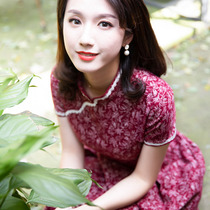 Yun Ya improved cheongsam 2021 new young red retro temperament age age age this year cheongsam skirt