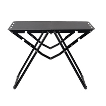 Outdoor Camping Speed Open Table Aluminum Alloy Portable Folding Table Light Weight Folio Picnic Camping Tea Table Tactical Table