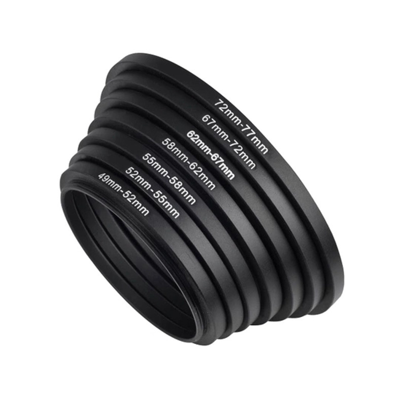 Filter adapter ring 46-49 49-52 52-55 55-58 58-62 62-67 67-72 72-77