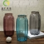 Màu sắc đơn giản Châu Âu bình thủy tinh cây xanh cây bình hoa phòng khách bình - Vase / Bồn hoa & Kệ chậu trồng cây ban công