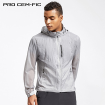 Sunscreen mens spring and summer ultra-thin breathable outdoor sports Loose Motorcycle Skin-suit Windproof Running Climbing Jacket