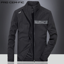 Mens jacket autumn and winter mature and heavy Korean version 2020 new business casual quality jacket 100 lap mens wave