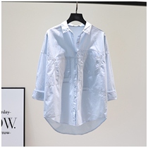 Boomer Shirt Woman Little Fresher Art Van Bf Wind 2022 Spring Autumn Season Womens Dress Design Sense Loose Casual Blouse