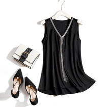 Tide Card Harnesses Vest Women Suits to Bottom Shirts Stars The Same Temperament Fashion Loose Casual Sleeveless Outwear Top