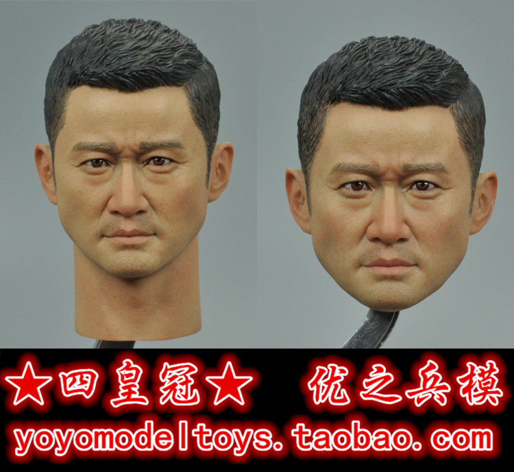 Superior soldier mode 1 6 proportional male soldier GACTOYS GC010 Asian Chinese hard Han head carving