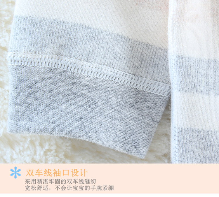 Nơi yêu bé bé đồ lót cotton dày đặt bé trai và bé gái mùa thu quần áo trẻ em 01-6 tuổi đồ bộ cotton cho bé gái