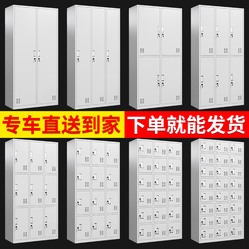 Locker Cabinet for Employees, Steel Locker for Workshop, Factory, Dormitory, Office, Nurse Changing Room, Multi-Door Shoe Cabinet