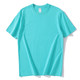 LUUD Xinjiang combed tight Rose cotton T-shirt solid color all-match short-sleeved daily casual bottoming men's tops