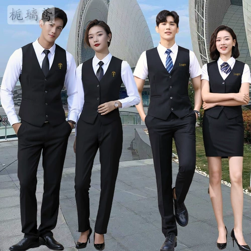 Жилет для работы, комплект, бильярд для гостиной, рабочая одежда, короткий рукав