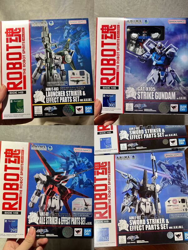 In Stock Bandai Robot魂 R魂 300 Assault Strike Gundam Seed Gat-X105 Bare Unit