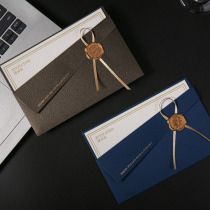 High-end personalized embossed printing and hot stamping opening annual meeting financial invitations invitations greeting cards corporate custom invitations