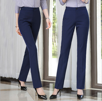 Working Pants Woman Plus Suede Pants Spring Autumn Winter Work Positive Dress Pants Professional Clothing Pants Spring Autumn Black Western Pants