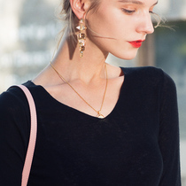 AI high-grade Australian water-soluble cardigan V-neck base shirt Slim slim basic sweater top sweater