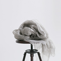 AI early autumn silk silk scarf mulberry silk long linen scarf women scarf shawl dual use solid color silk scarf